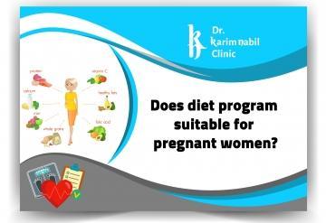 Does diet program suitable for pregnant women?